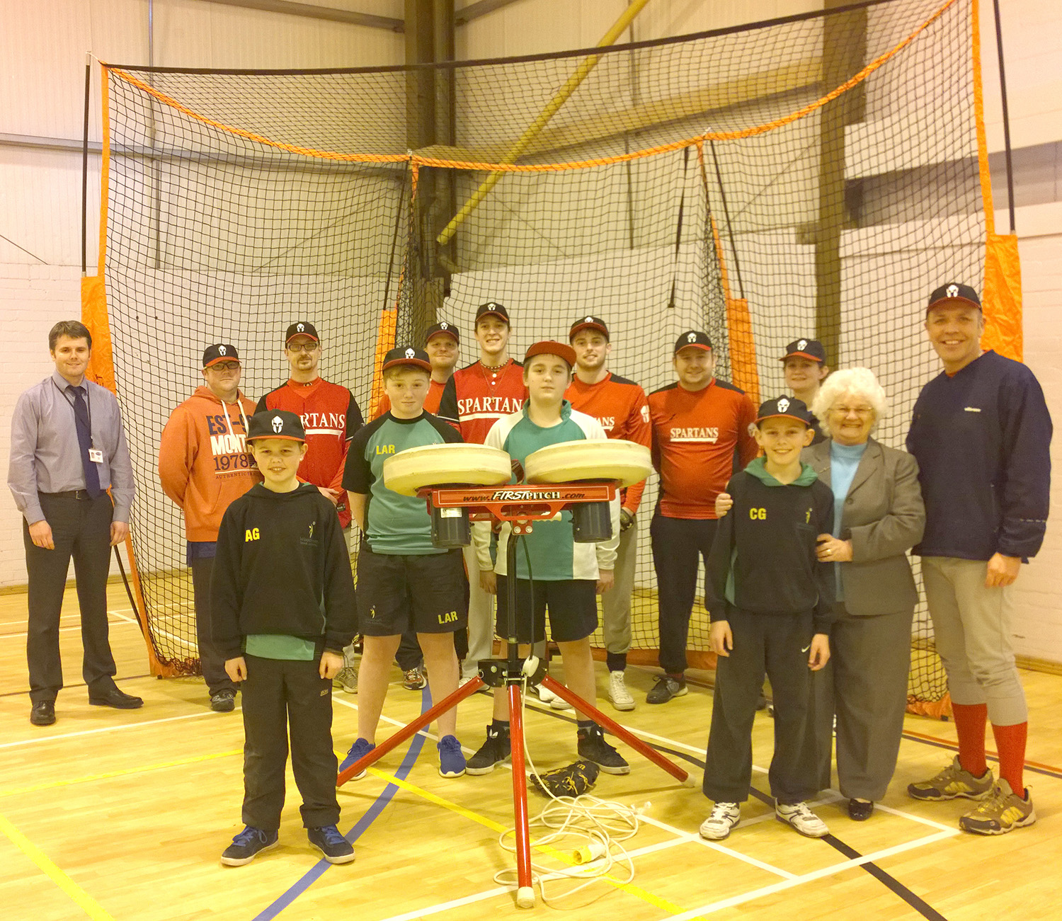 Town’s Baseball Club Receive New Pitching Equipment