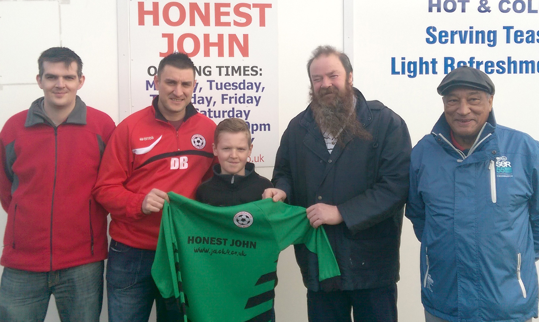 Honest John Helps Heighington AFC Boys