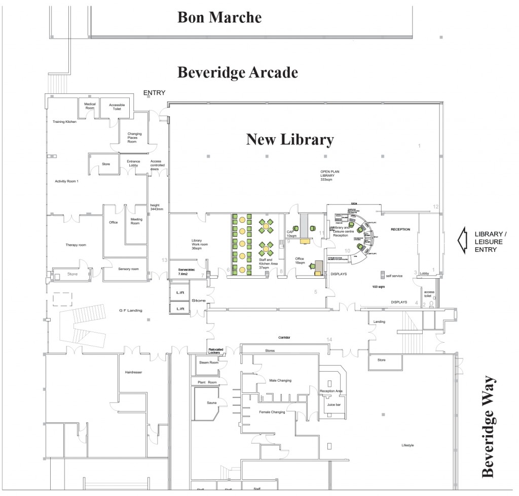 new library plan newton aycliffe