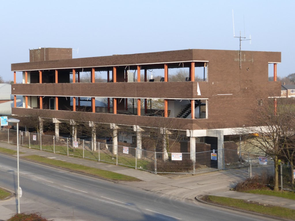 Police Station half way through demolition newton news