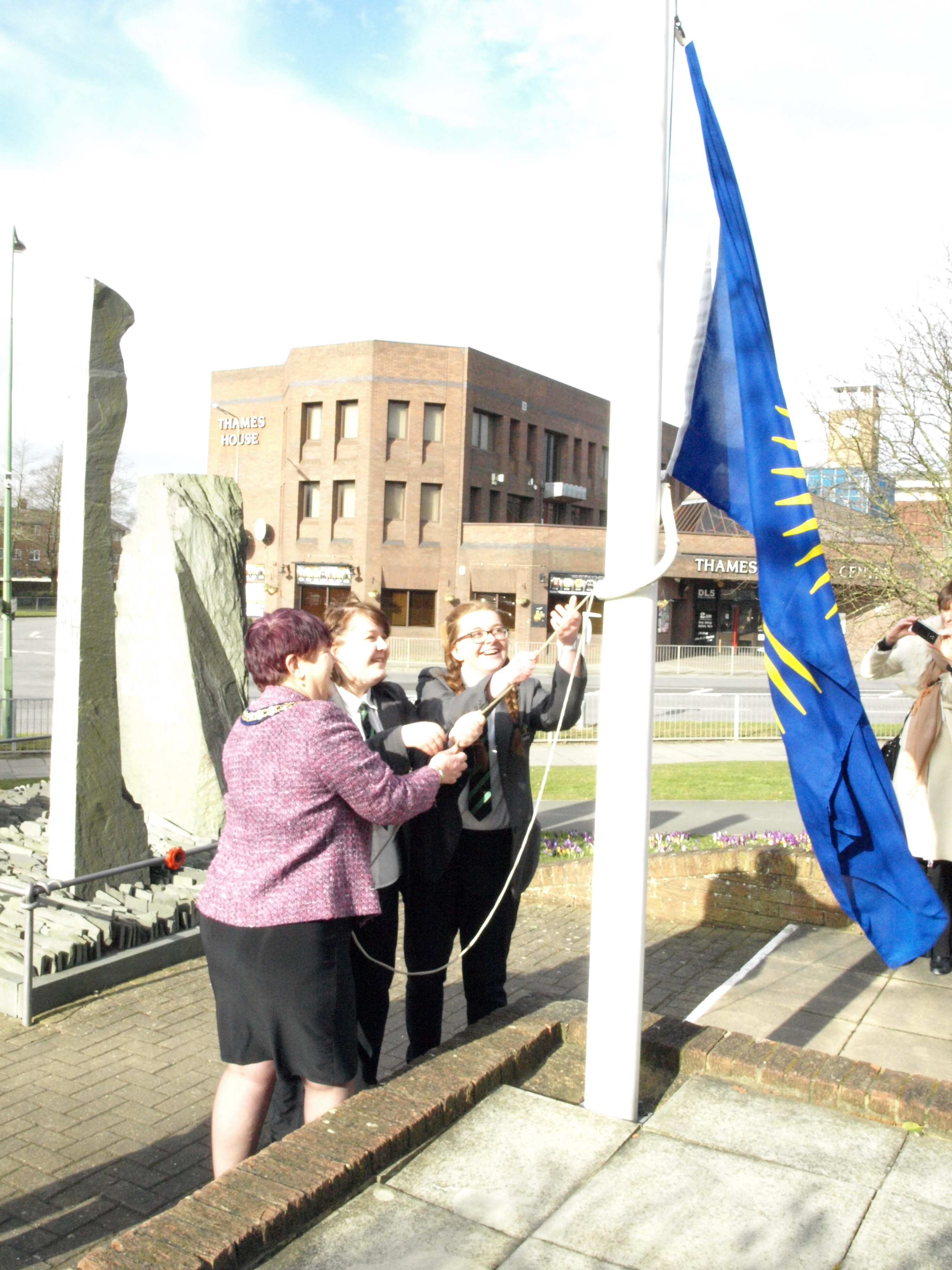 Commonwealth Flag Raising