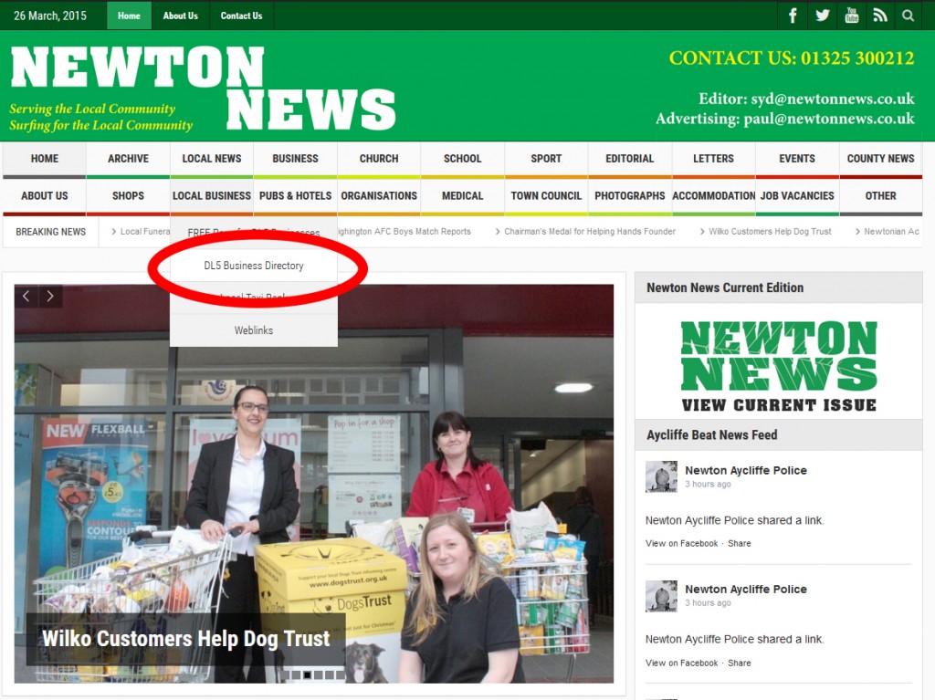 newton news home page