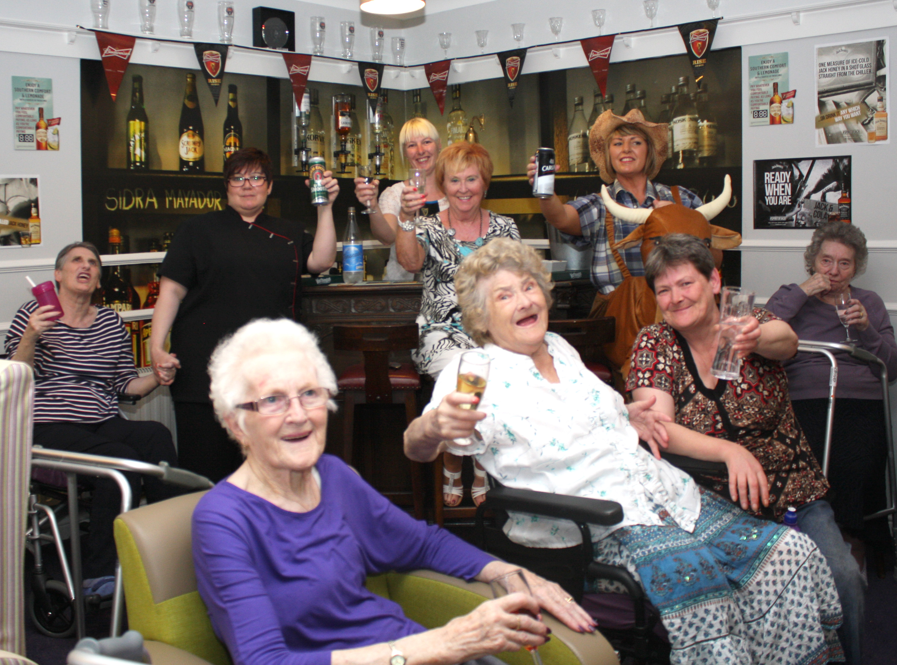 “Zimmers Bar” Opens at Rose Lodge Care Home