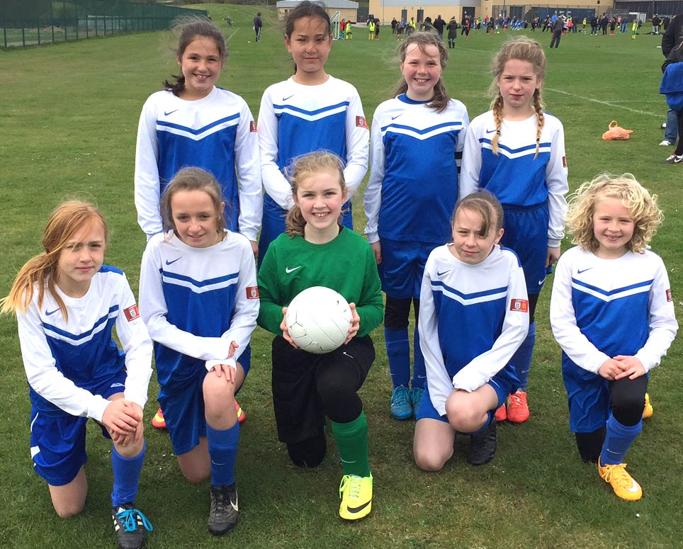 More Aycliffe Girls Playing Football
