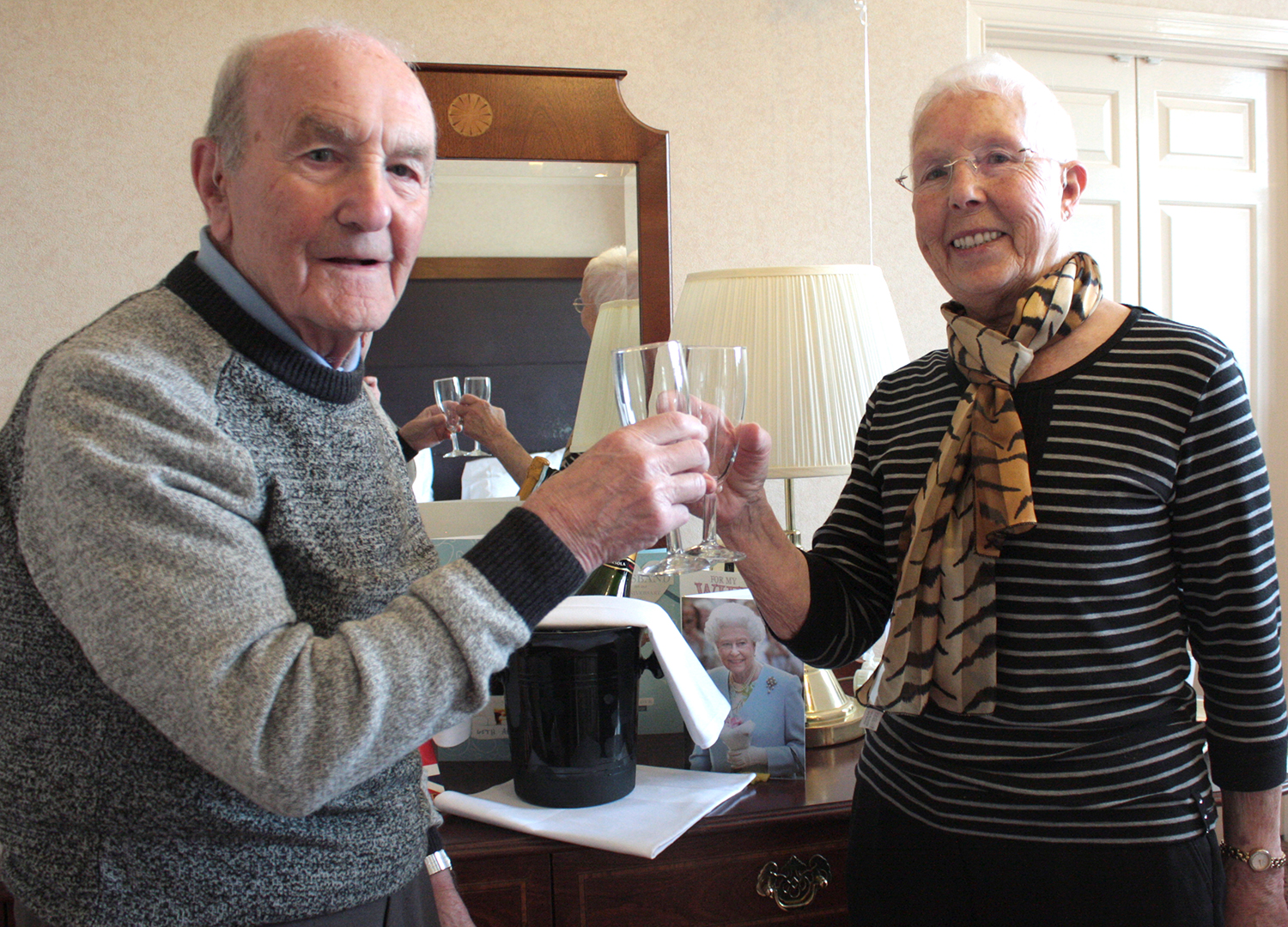 65th Anniversary Celebrated in the Hotel Bridal Suite