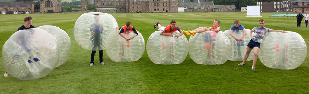 bubble football