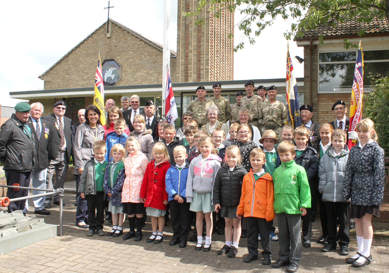 Flag Raised to Mark Armed Forces Day