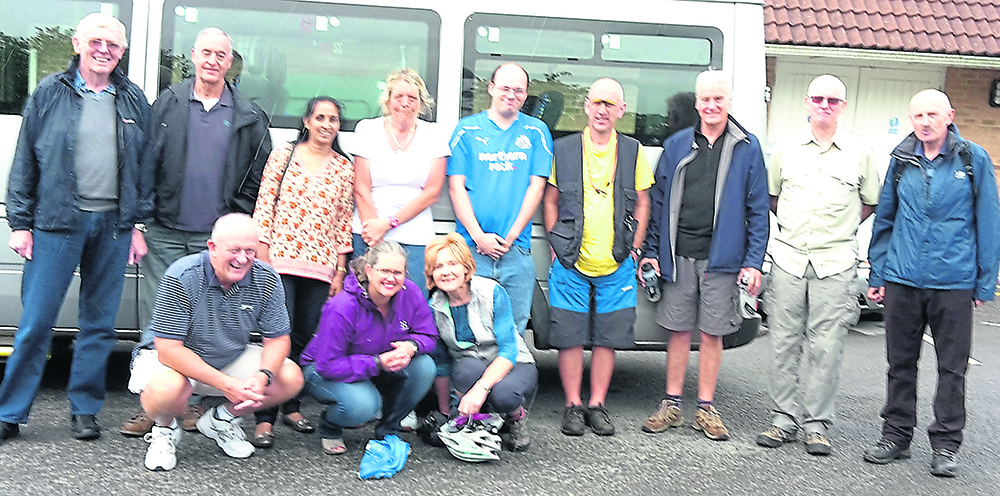 Rotarians on C2C Charity Cycle Ride