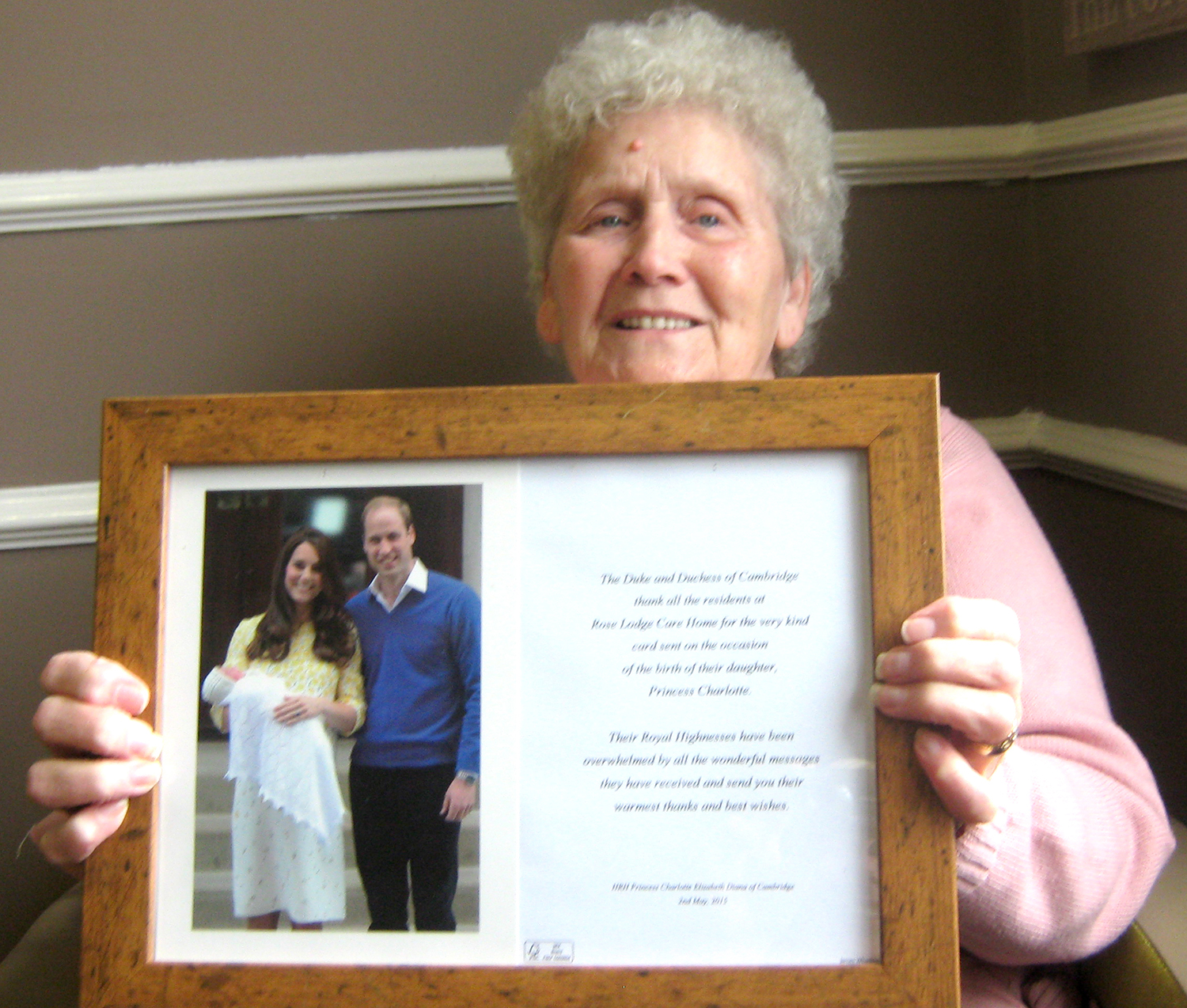 Care Home Receives Thanks from the Palace