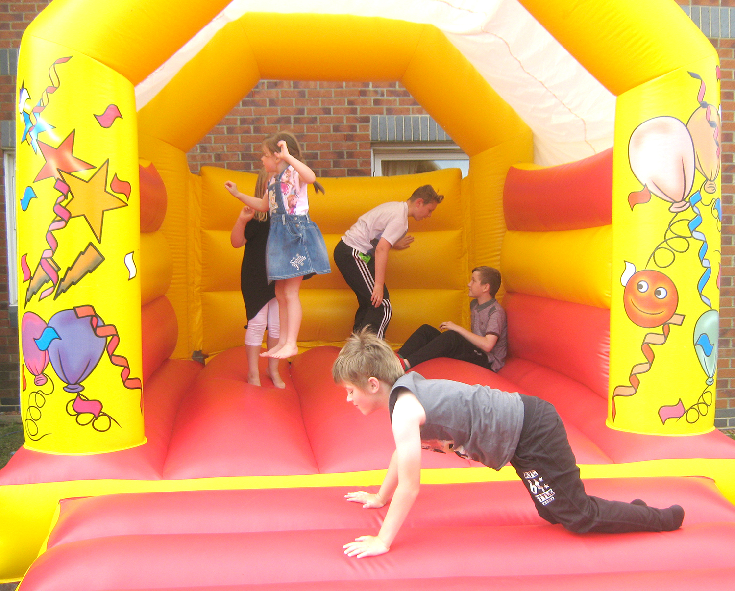 Young and Old at Care Home Summer Fair