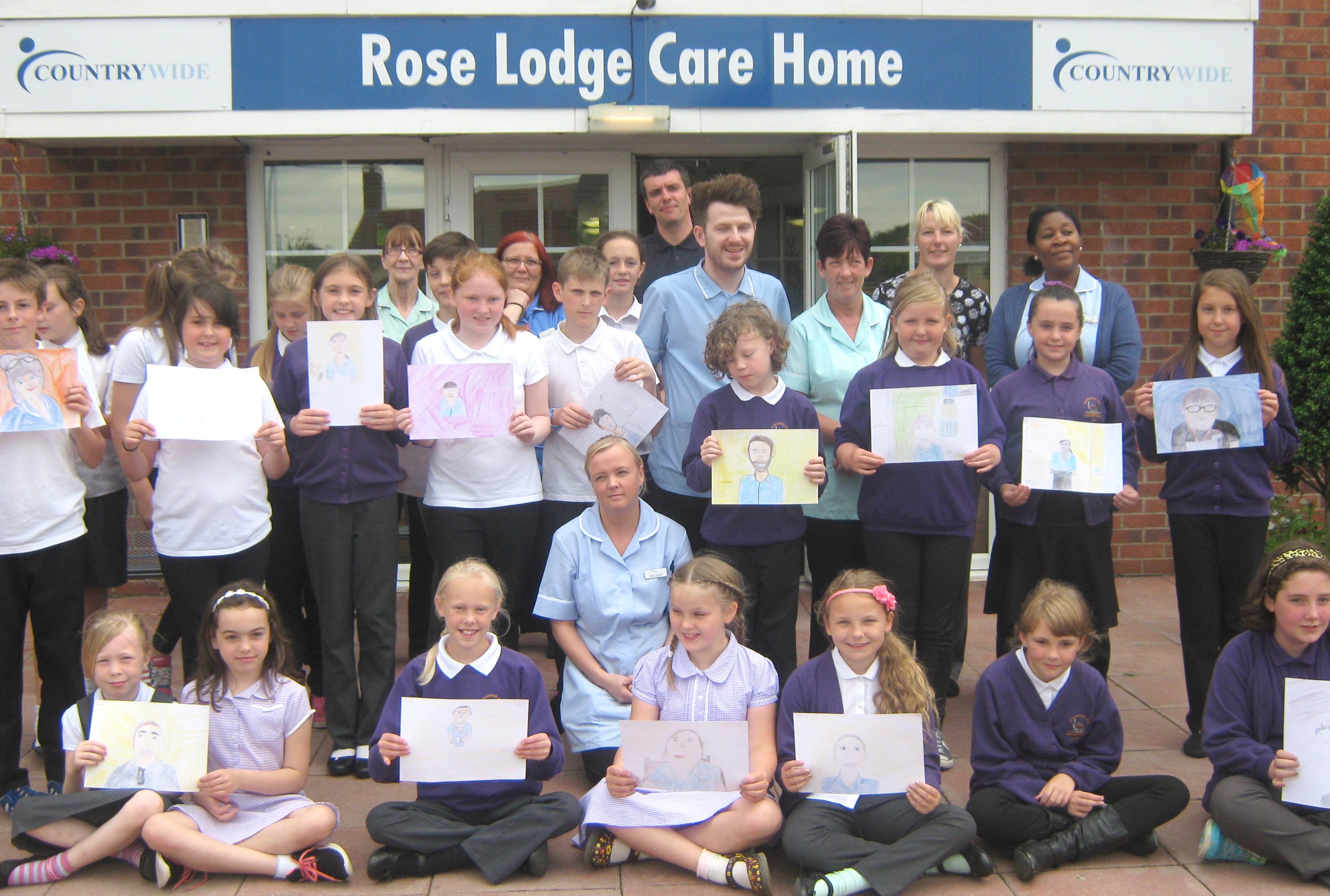 Care Home and Primary School’s Joint Art Project