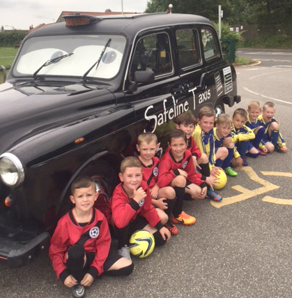 Taxi Firm Sponsors Heighington Under 8’s