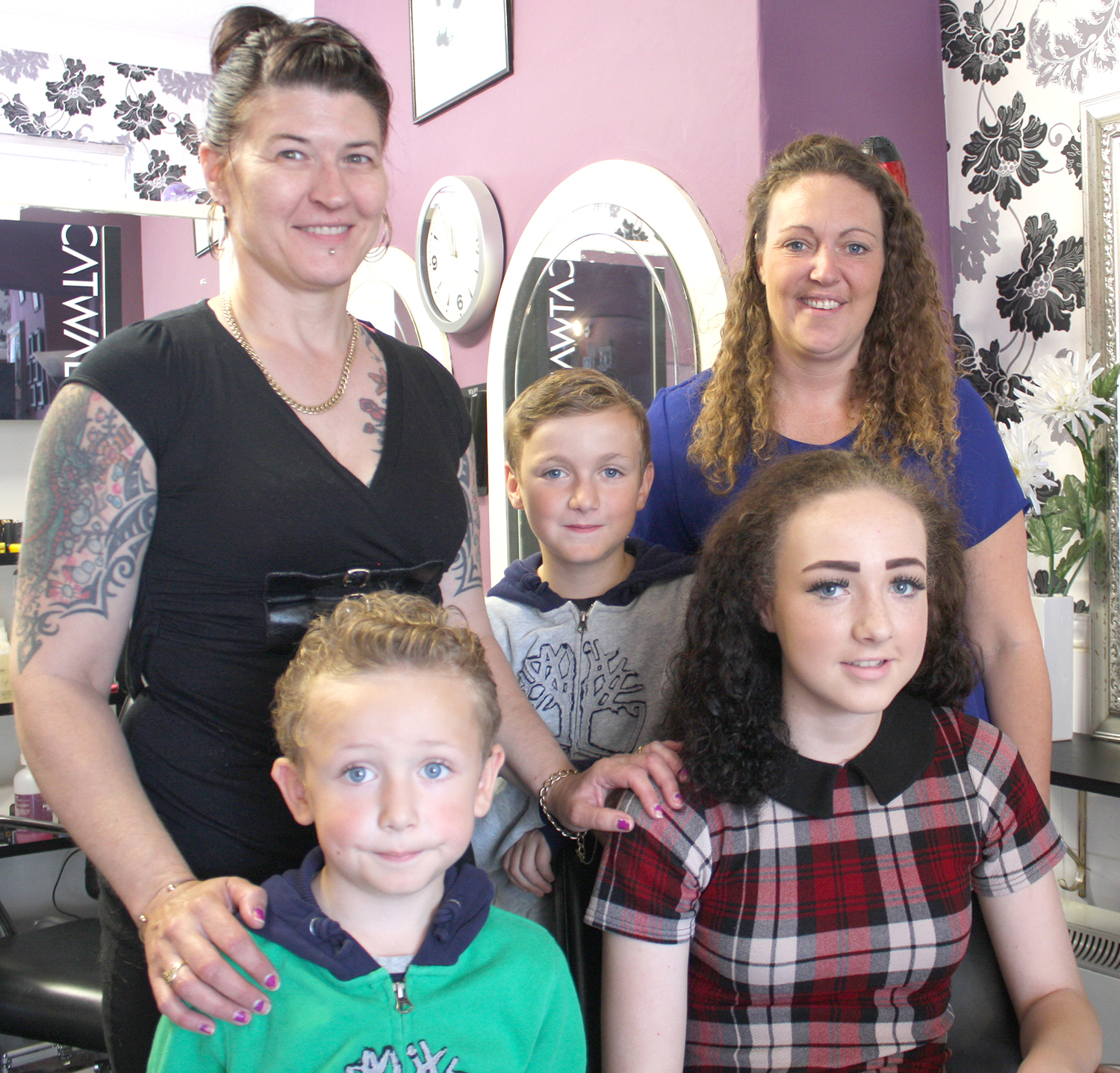 Teenage Kaitlin’s Head Shaved to Help Cousin with Cancer