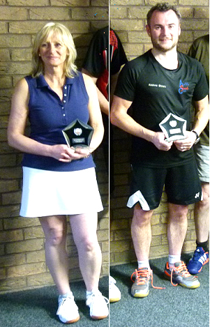 Aycliffe Squash Club Champions