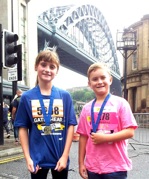 Aycliffe Kids in Great North Run