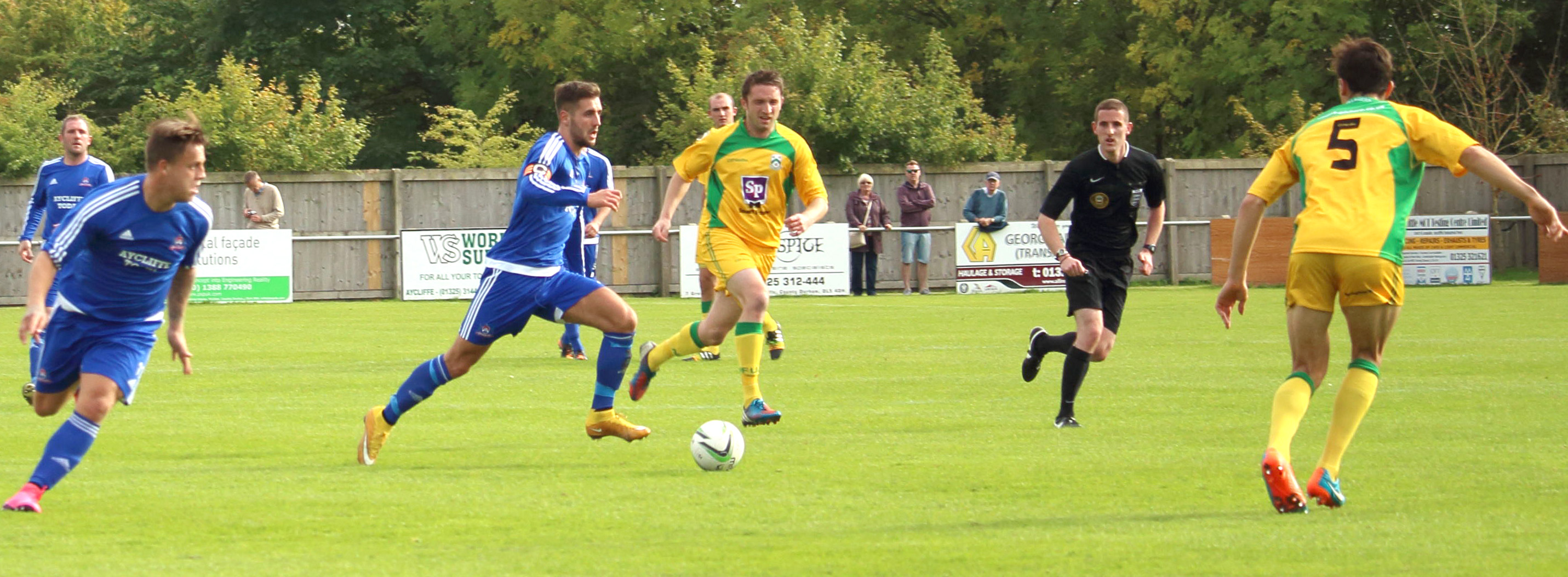 Aycliffe FC Score Four Goals in 10 Minutes