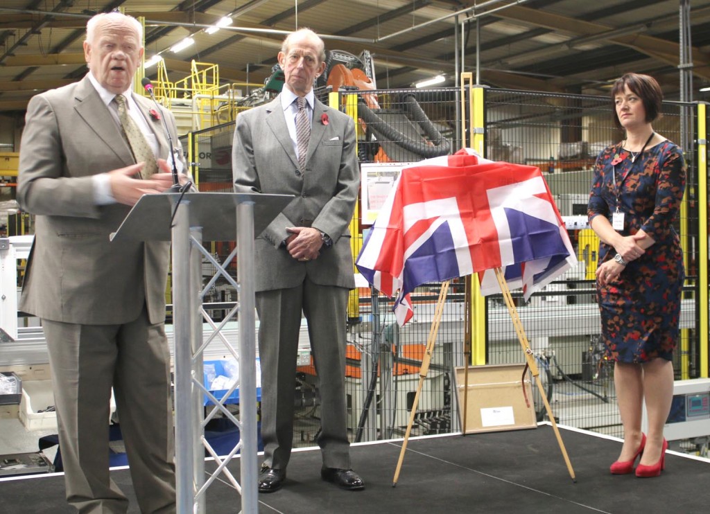 Duke of Kent Shows Support for British Manufacturing Newton News