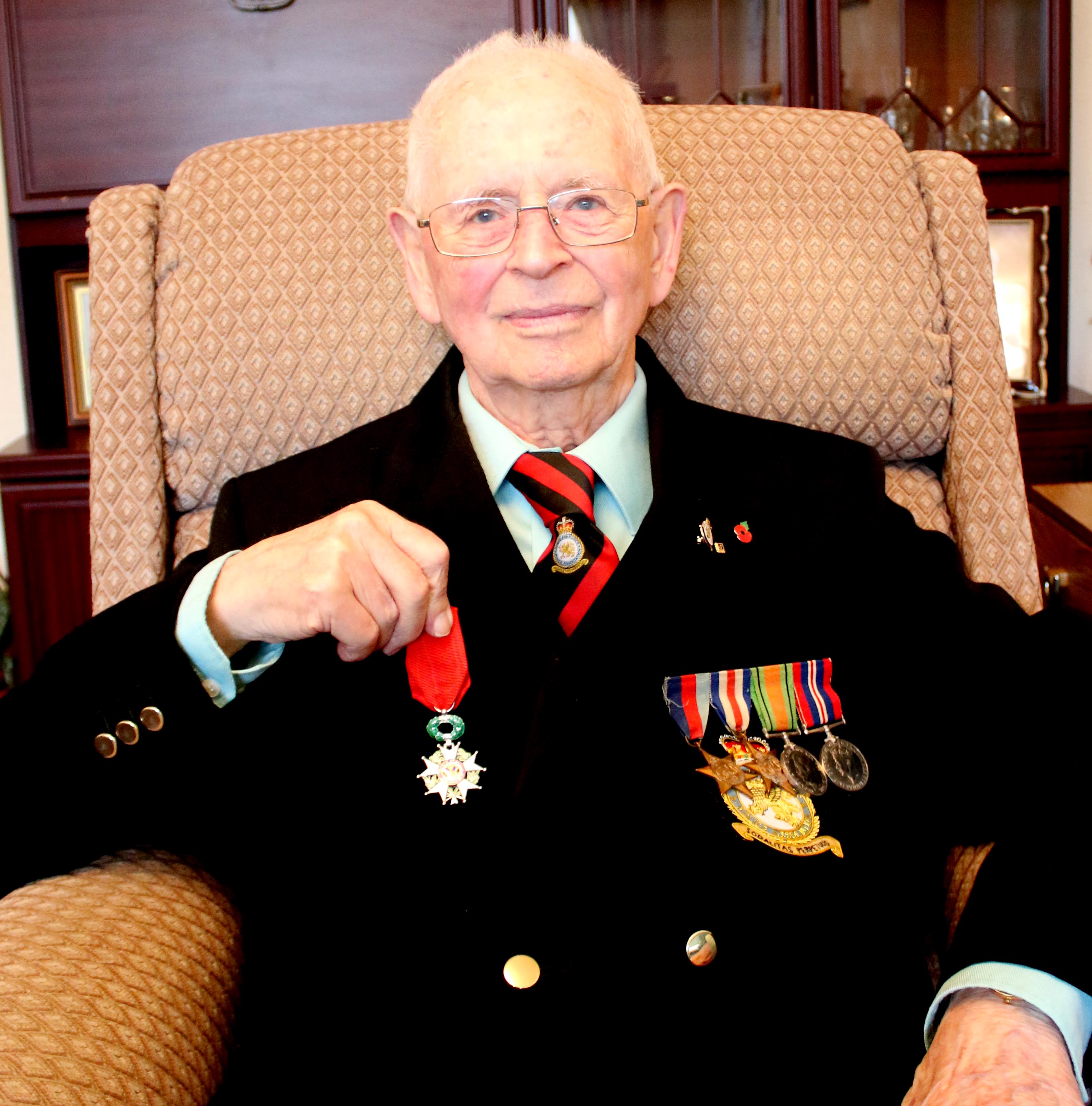 Former RAF Sgt. Receives French Legion of Honour