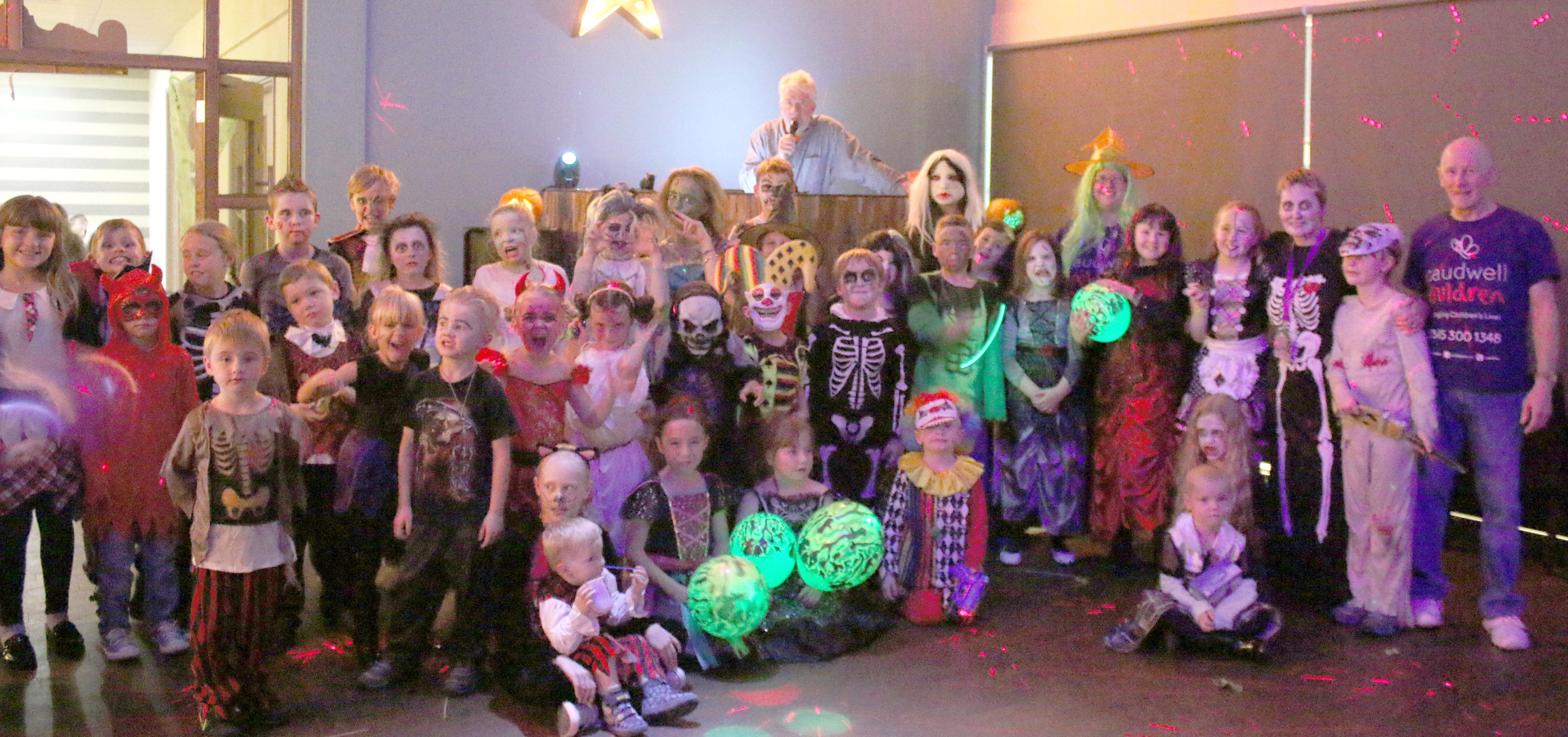 Charity Hallowe’en Disco at Planet Leisure Raises £868