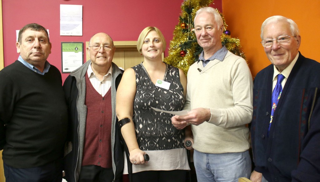 Masonic cheque to Cancer Group