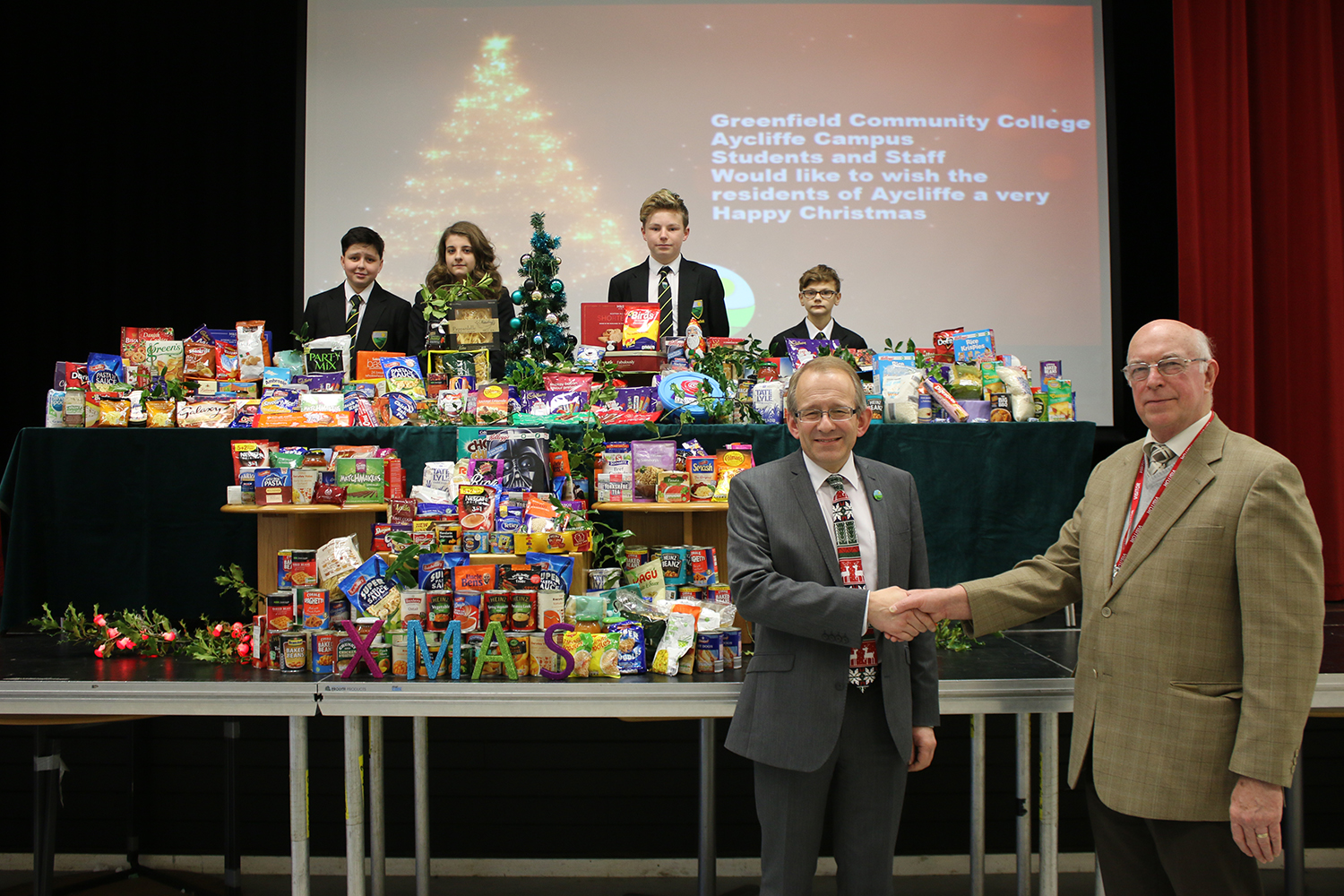 Aycliffe Churches & Schools Help Christmas Foodbank