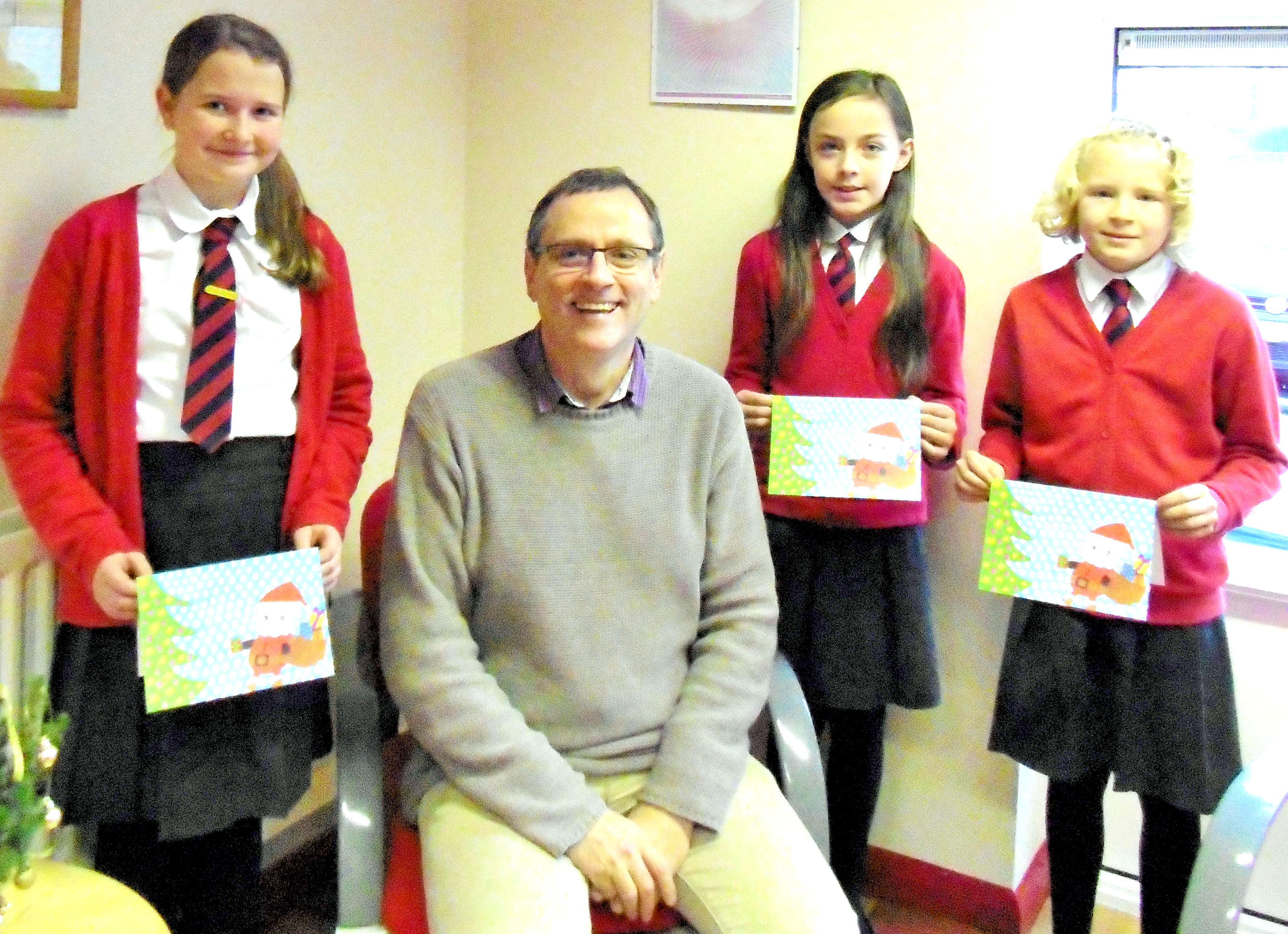 Students Design MP’s Christmas Card