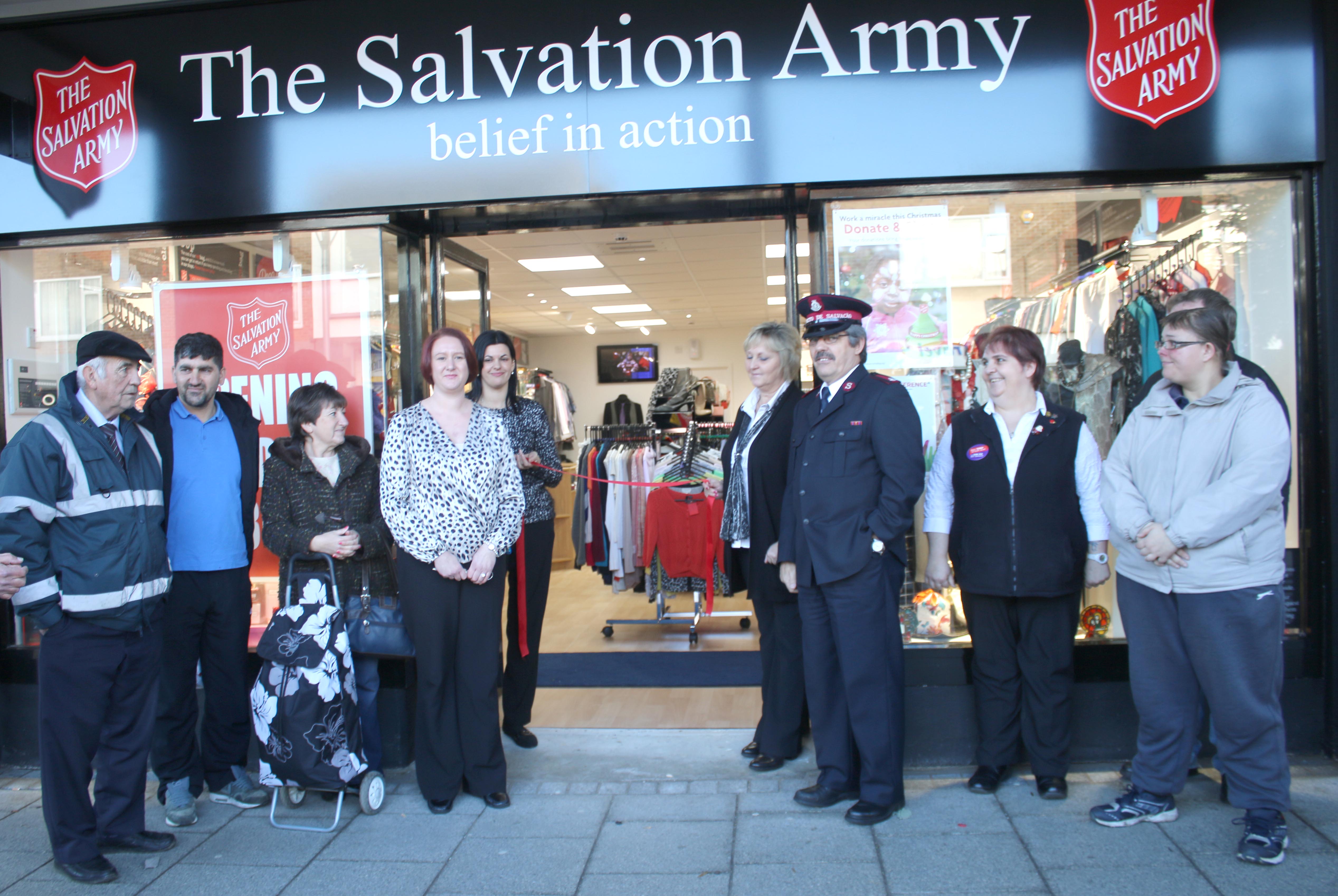 Salvation Army Open New Shop in Town