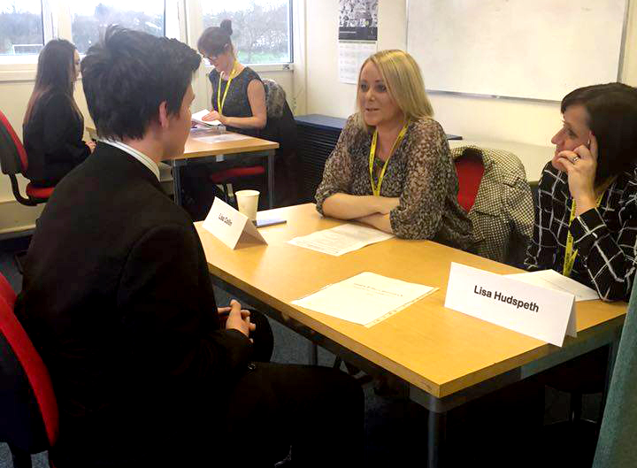 Mock Interviews for Year 11 Woodham Academy Students