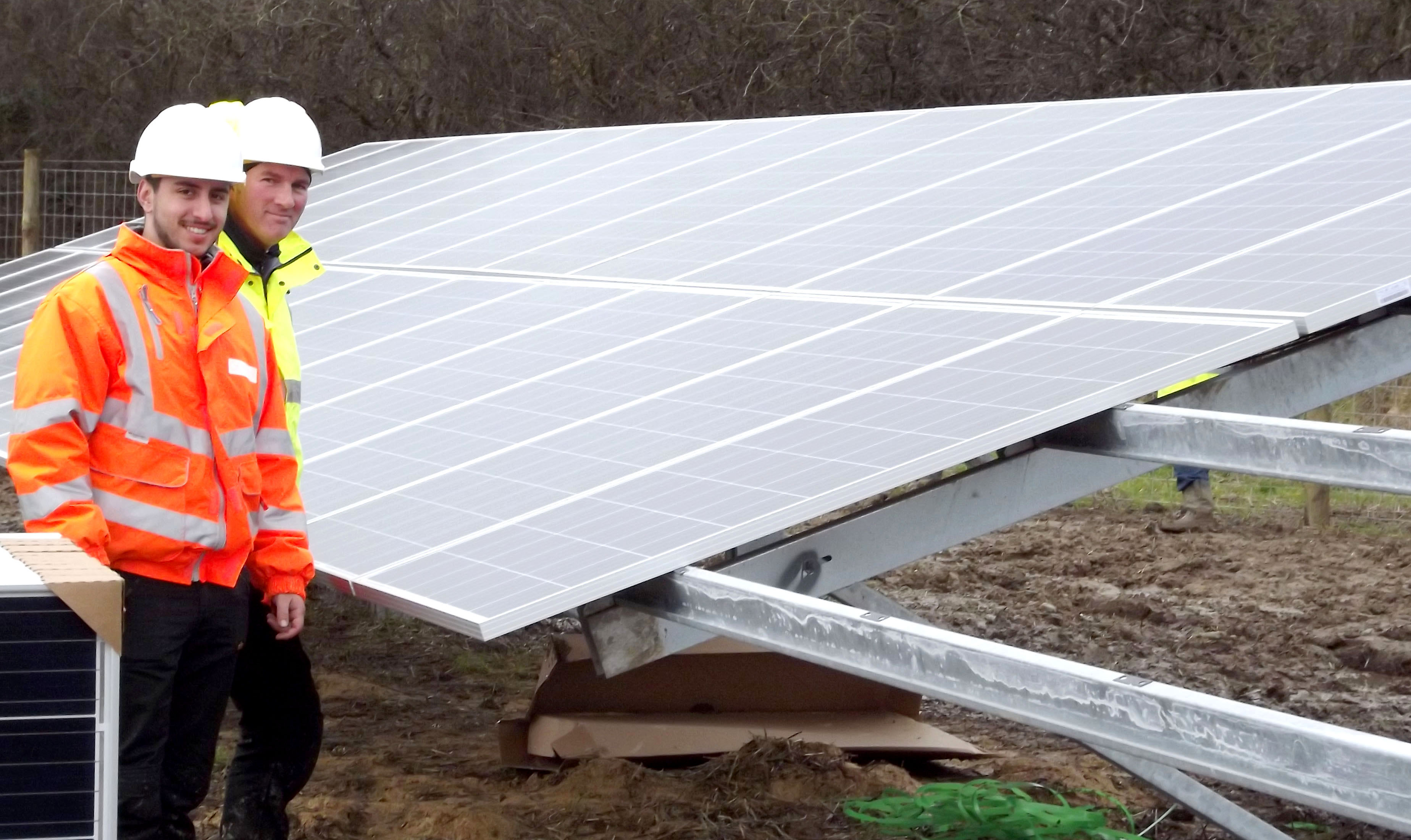 Aycliffe’s Solar Energy Farm Nearing Completion