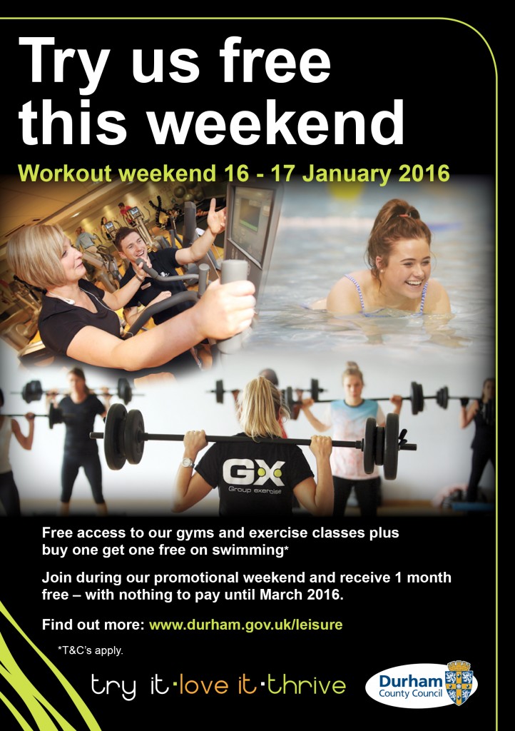 new year leisure campaign open weekend