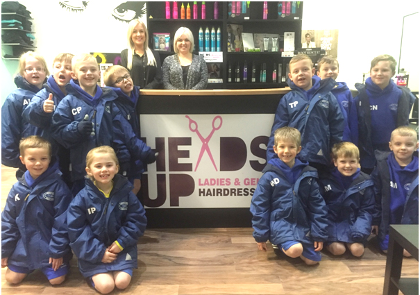 Aycliffe Salon Sponsors Under 7’s Football Team