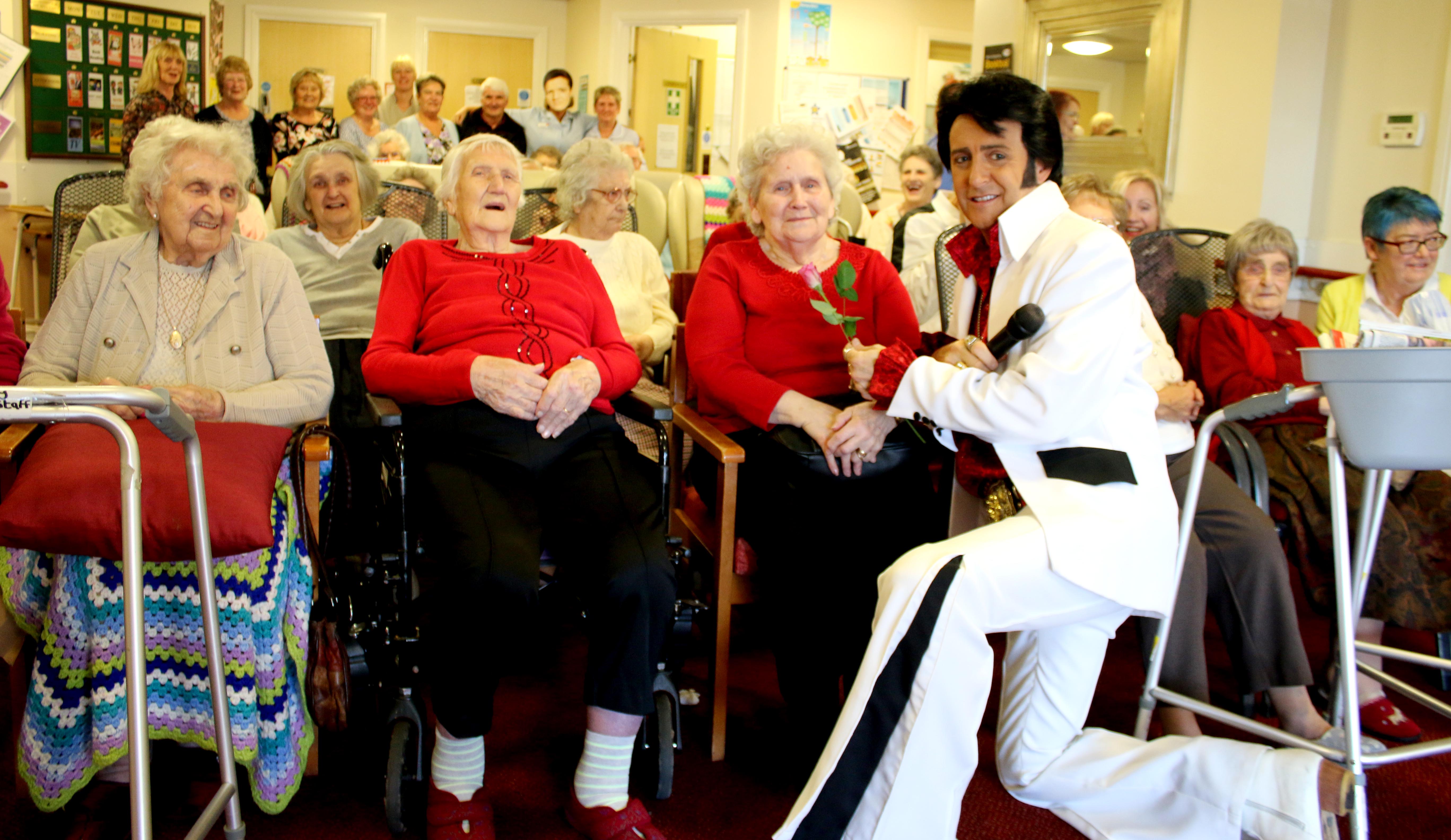 Valentine’s Visit from Elvis