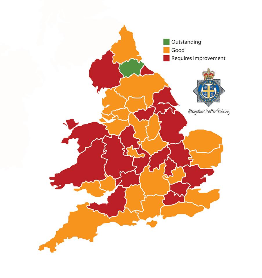 Durham is an “Outstanding” Police Force