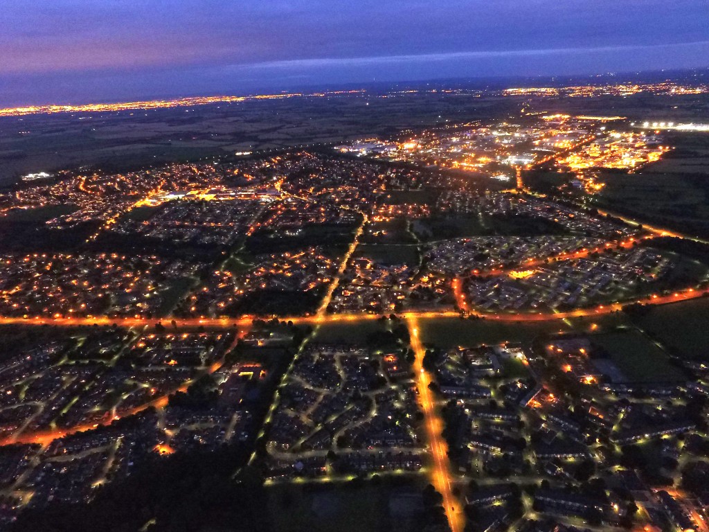 Aycliffe at night