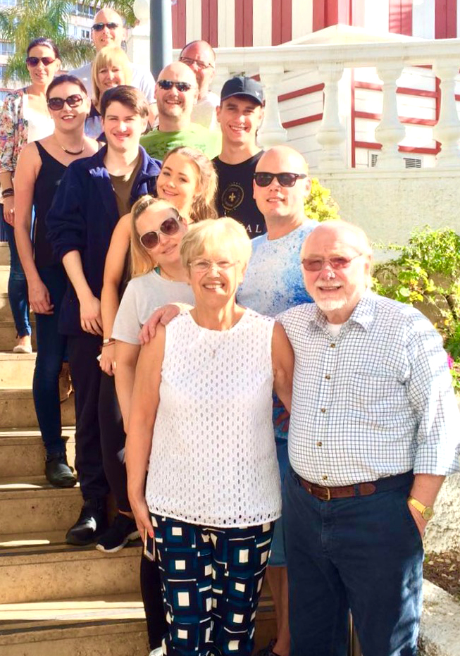 Harrop’s Celebrate 50th Anniversary in Spain with Family