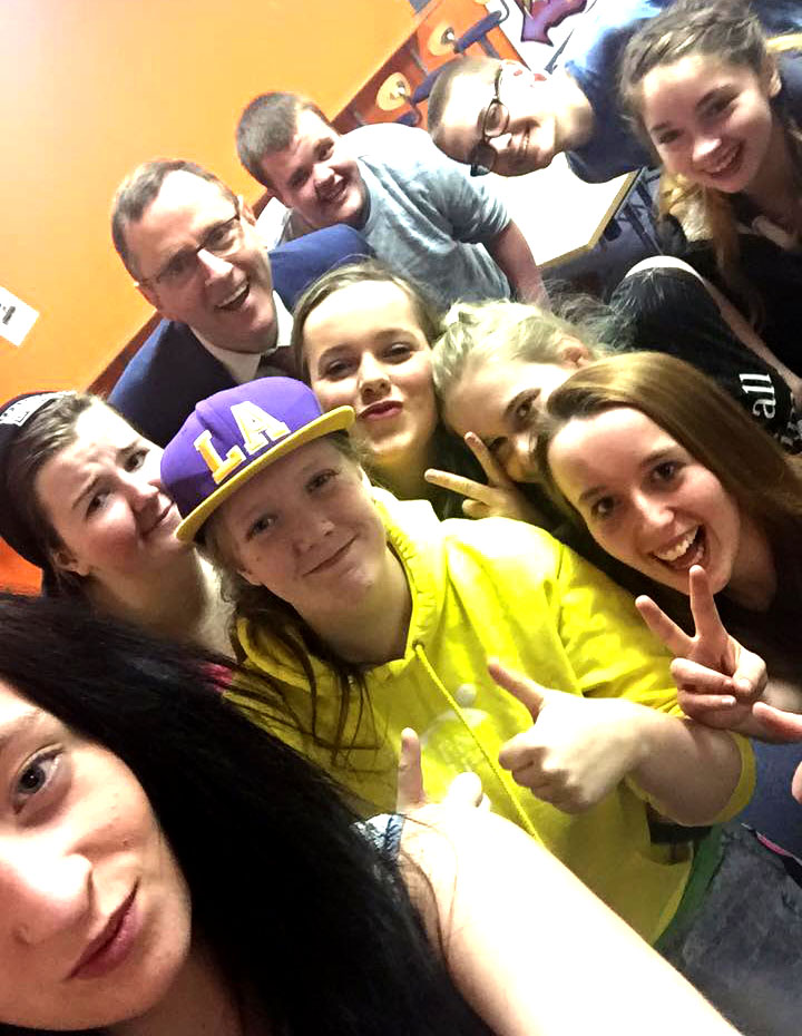 Youth Centre Members Enjoy Pizza & Politics with MP Phil