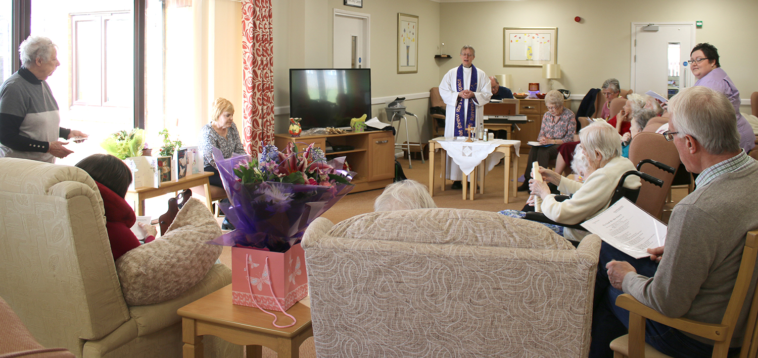 Church Services Held in Town Care Homes