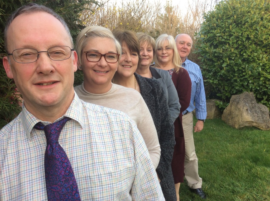 Meet the team - from left to right they are: Fostering team manager Keith Miller, senior supervising social worker Lorraine McAloon, Independent Reviewing Officer Carol Seddighi, Agency Decision Maker Kim Leighton, Registered Manager Susan Andrews and Responsible Individual George Burlison.