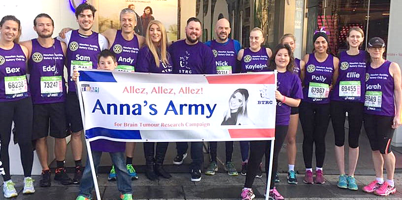 ‘Anna’s Army’ Raises £1000’s in Paris Marathon