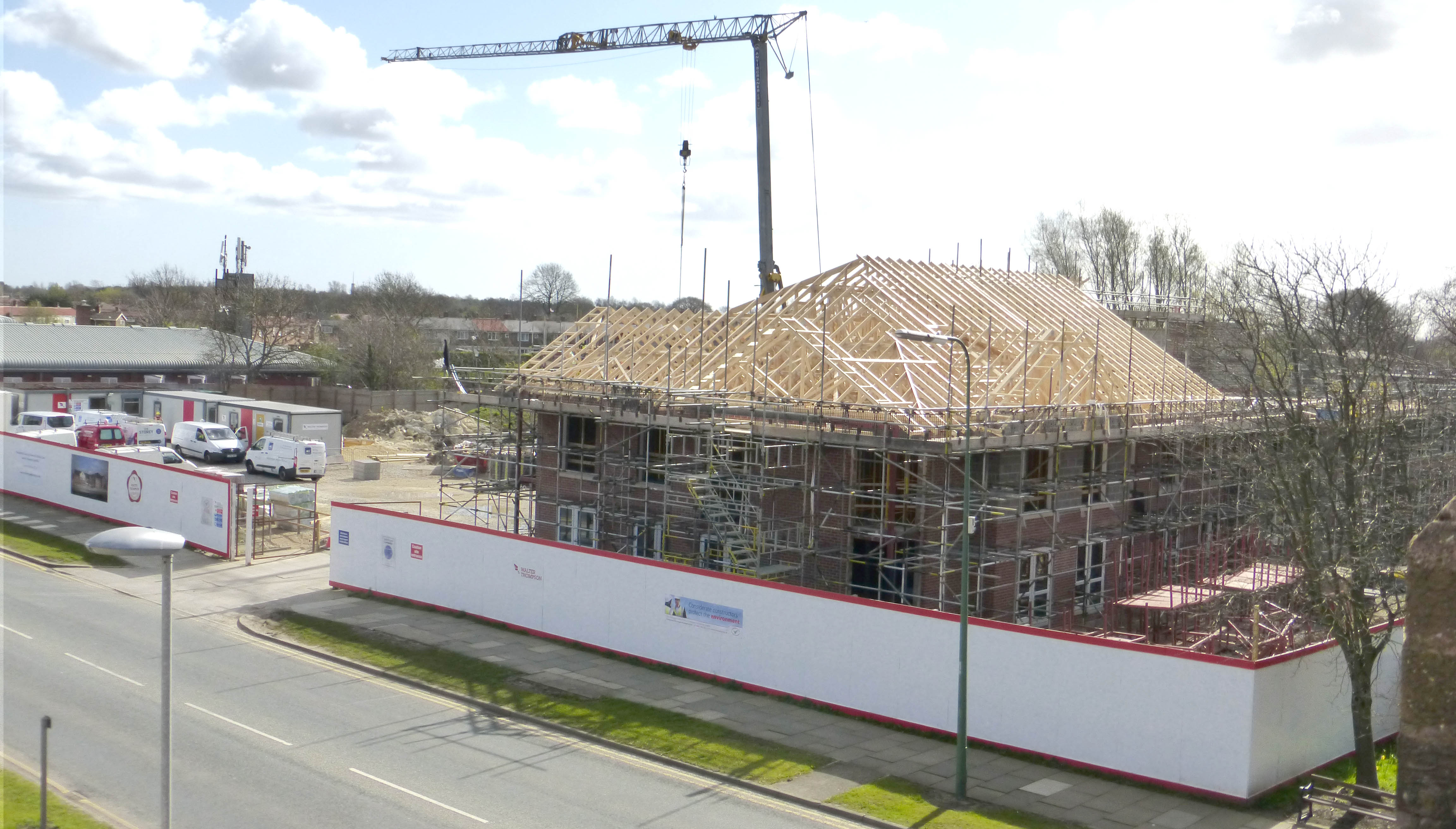 Roof Goes on New Care Home