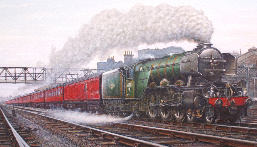 Aycliffe Artist Exhibits  at the Rail Museum