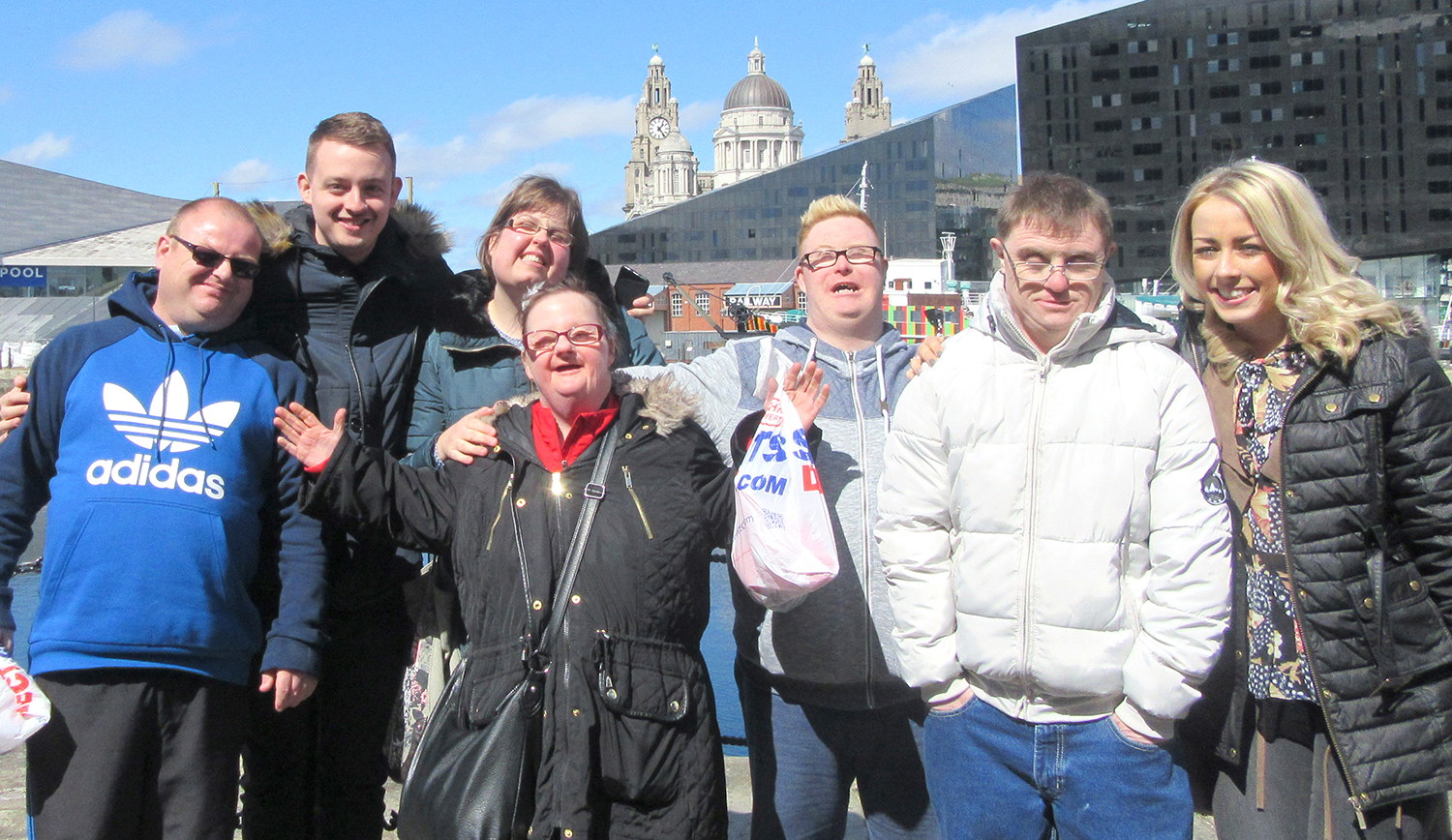 Disabled Group  visits Liverpool