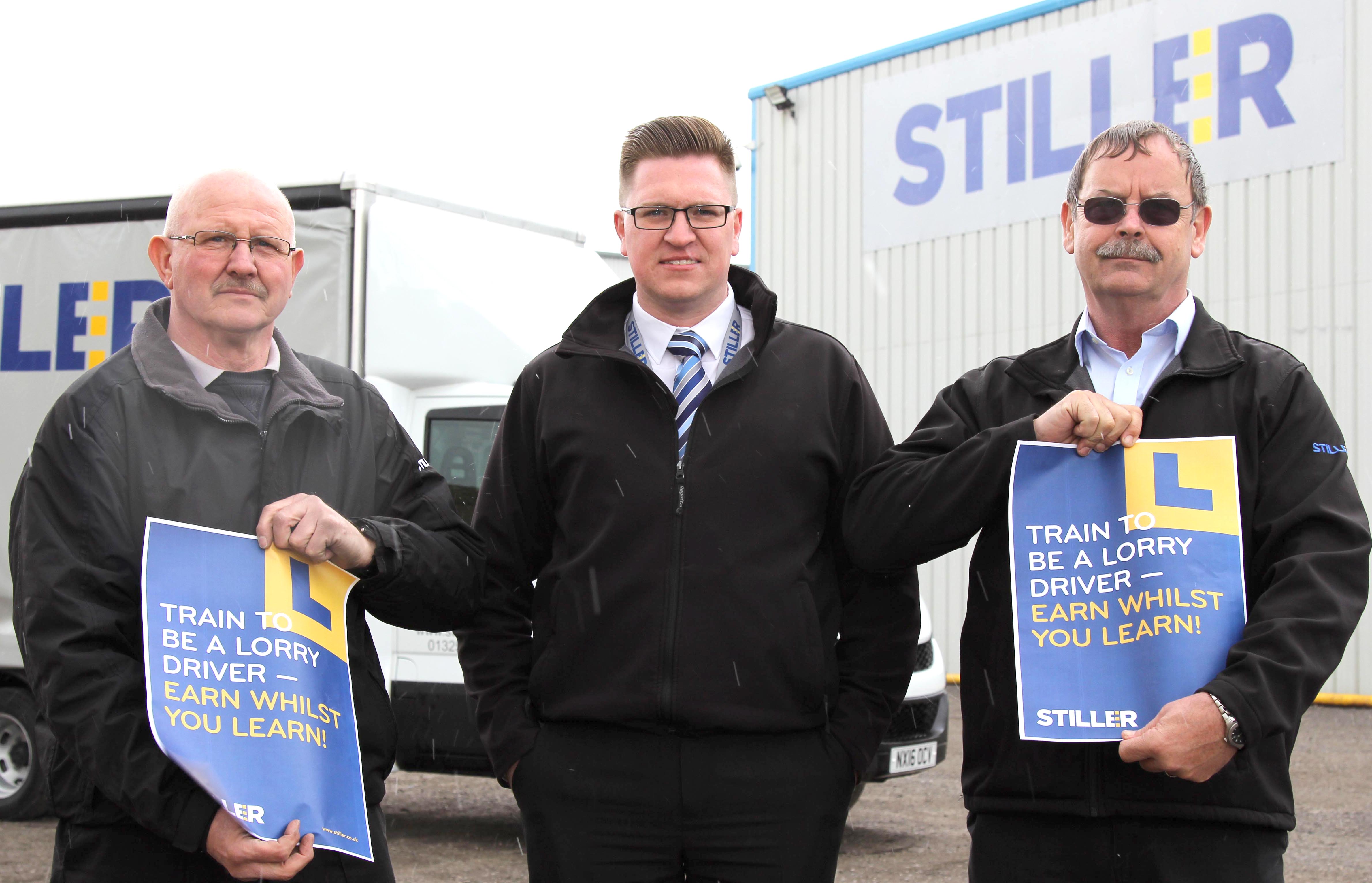 Earn While You Learn to Drive hgv’s at Stillers
