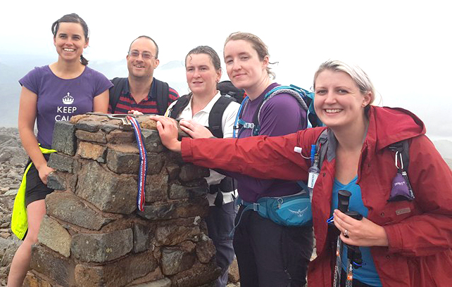 Vet’s  Climbing Staff Raise £3225 for Charity