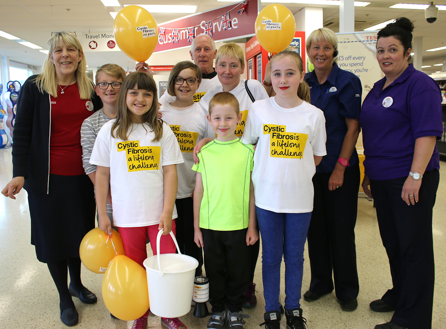 Aycliffe Tesco Help Cystic Fibrosis Charity