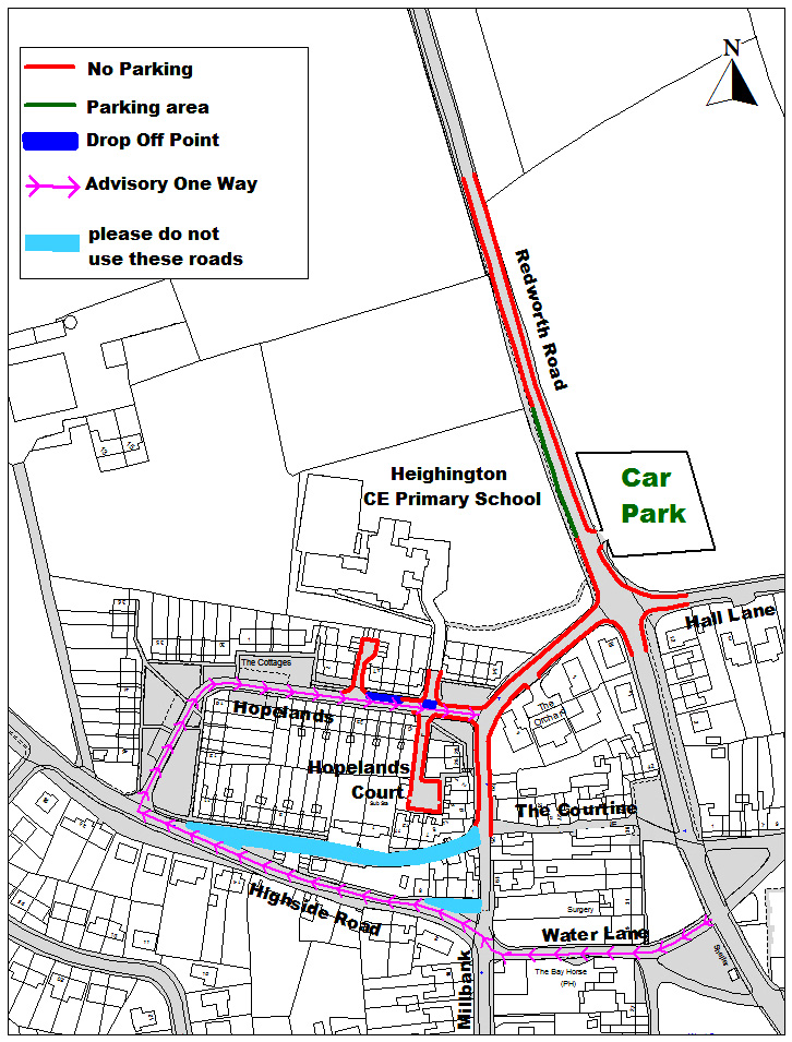 Heighington School Parking