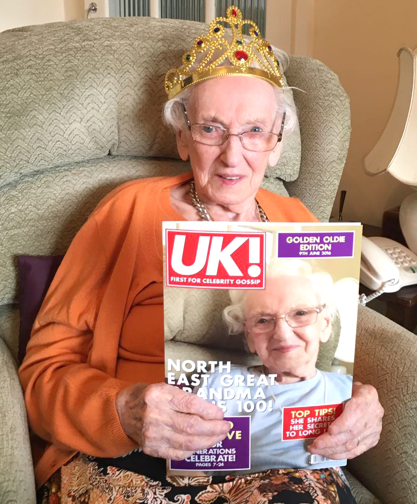 Centenarian Sends  Thanks for Good Wishes