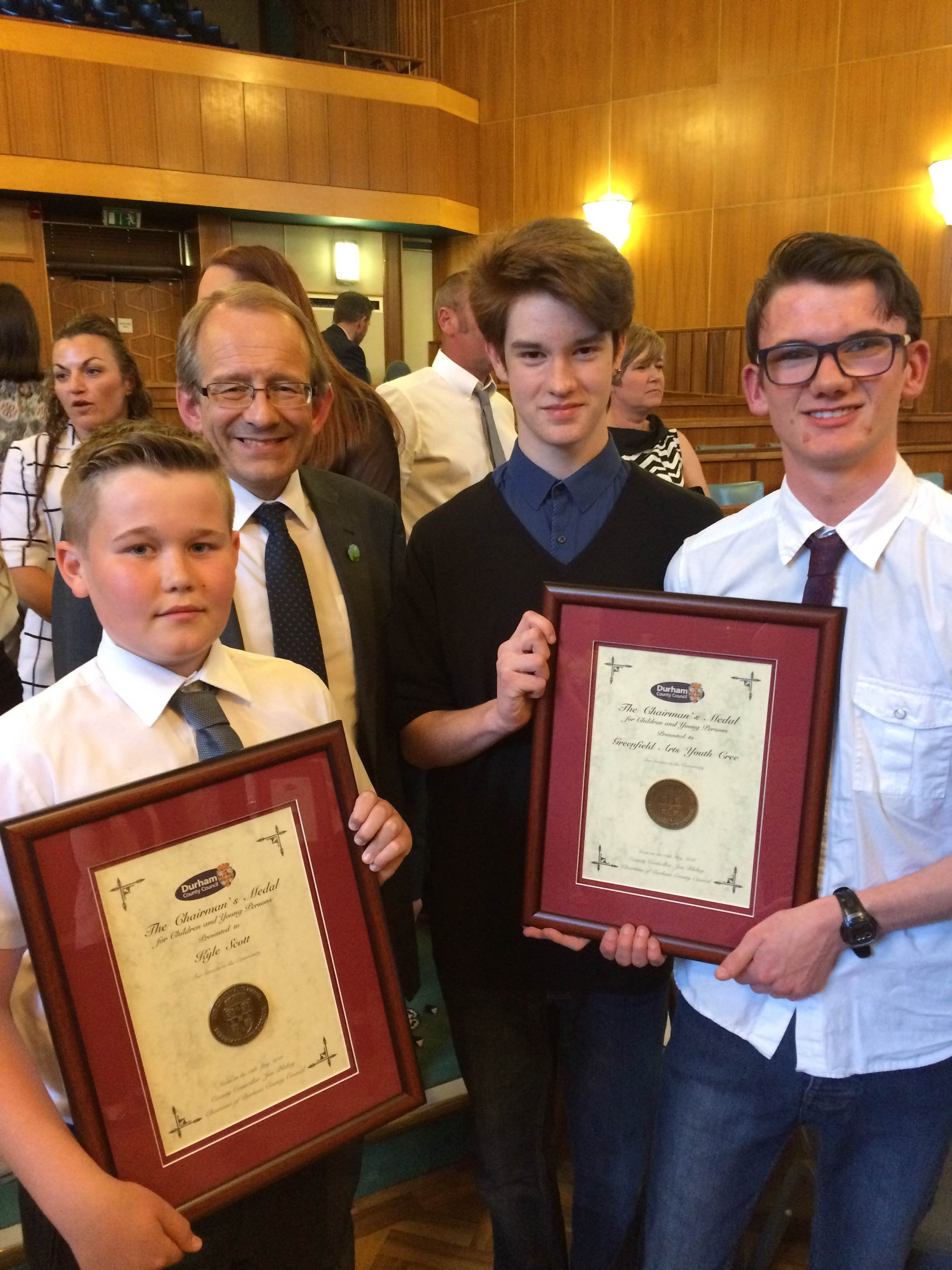 Local Students Recipients of Chairman’s Medal