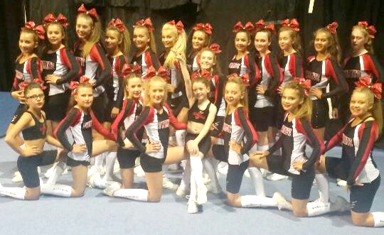 Aycliffe Cheerleaders Placed in GB’s Top Three