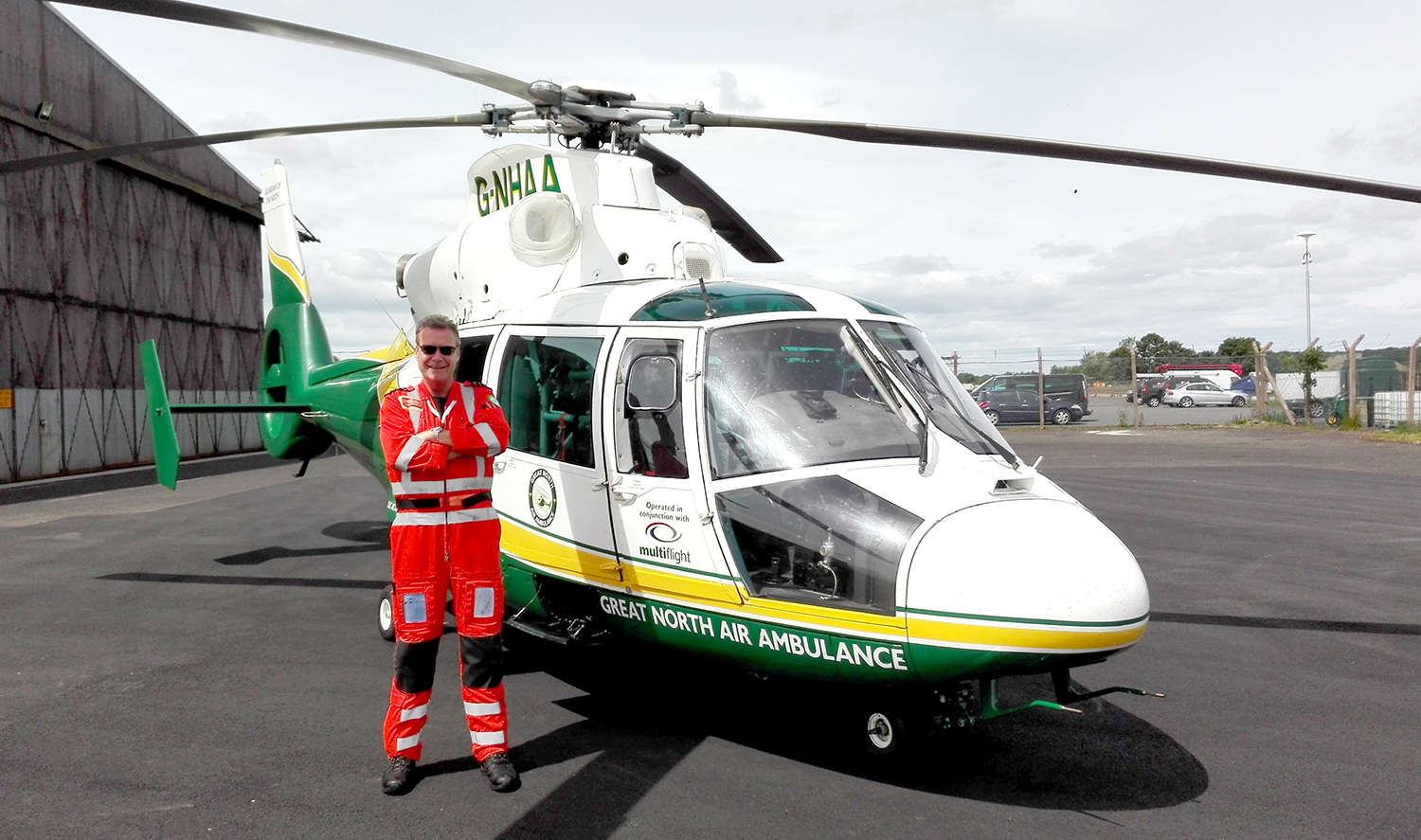 Aycliffe School Governor is the Air Ambulance Chief Pilot